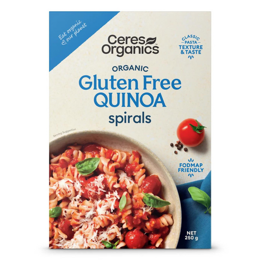 CERES ORGANICS Quinoa GF Spirals 250g