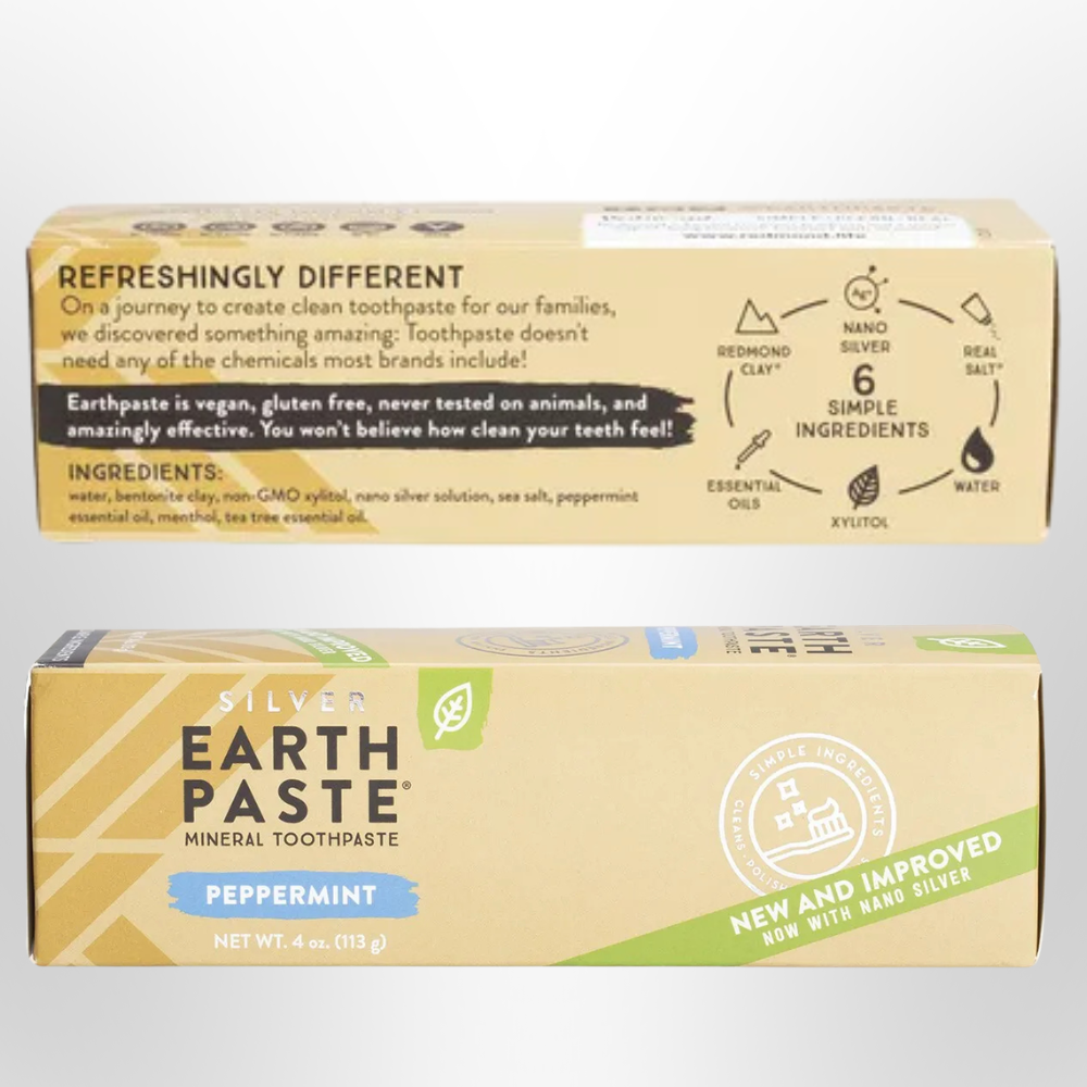 REDMOND Earthpaste Toothpaste with Silver & Peppermint 113g