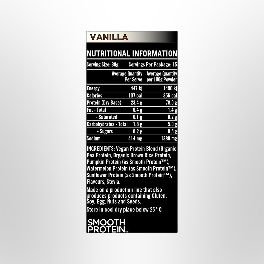 RAPID VEGAN Plant Protein Vanilla 450g