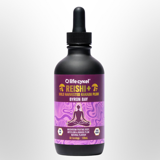 LIFE CYKEL Reishi+ Wild Harvested Kakadu Plum 120ml