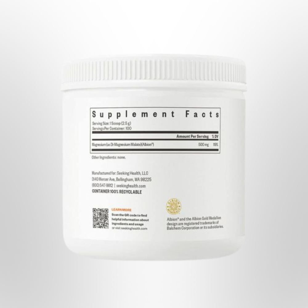 SEEKING HEALTH Magnesium Malate Powder 500mg 250g