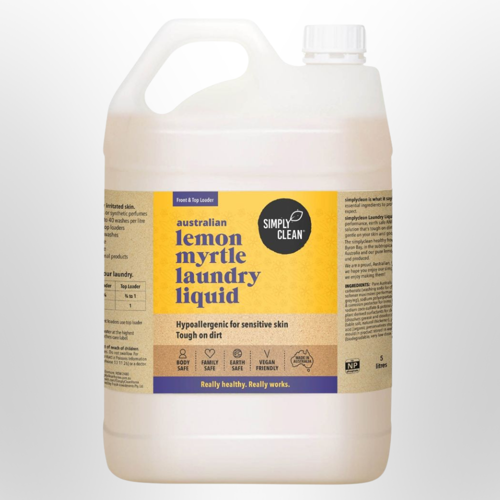 SIMPLY CLEAN Laundry Liquid Lemon Myrtle 5L