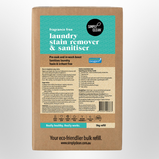 SIMPLY CLEAN Stain Remover Fragrance Free (5kg box)
