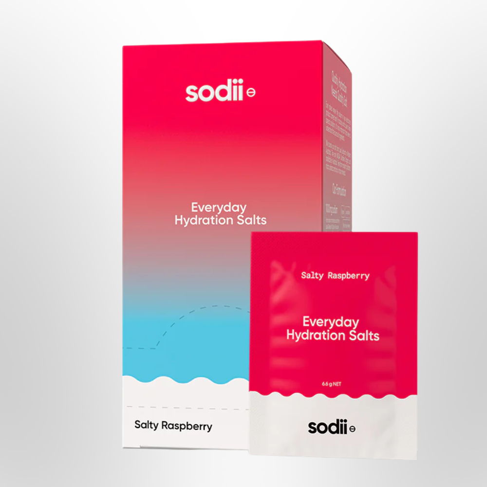 SODII Salty Raspberry Everyday Hydration Salts 30 Sachets