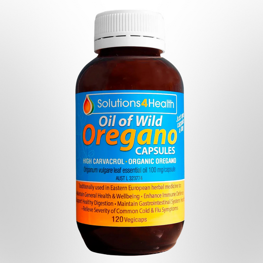 SOLUTIONS 4 HEALTH Oil of Wild Oregano 120 Caps