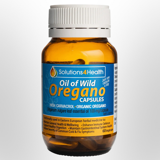 SOLUTIONS 4 HEALTH Oil of Wild Oregano 60 Caps