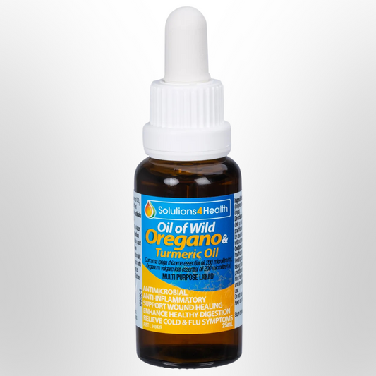 SOLUTIONS 4 HEALTH Oil of Wild Oregano with Turmeric Oil 25mL