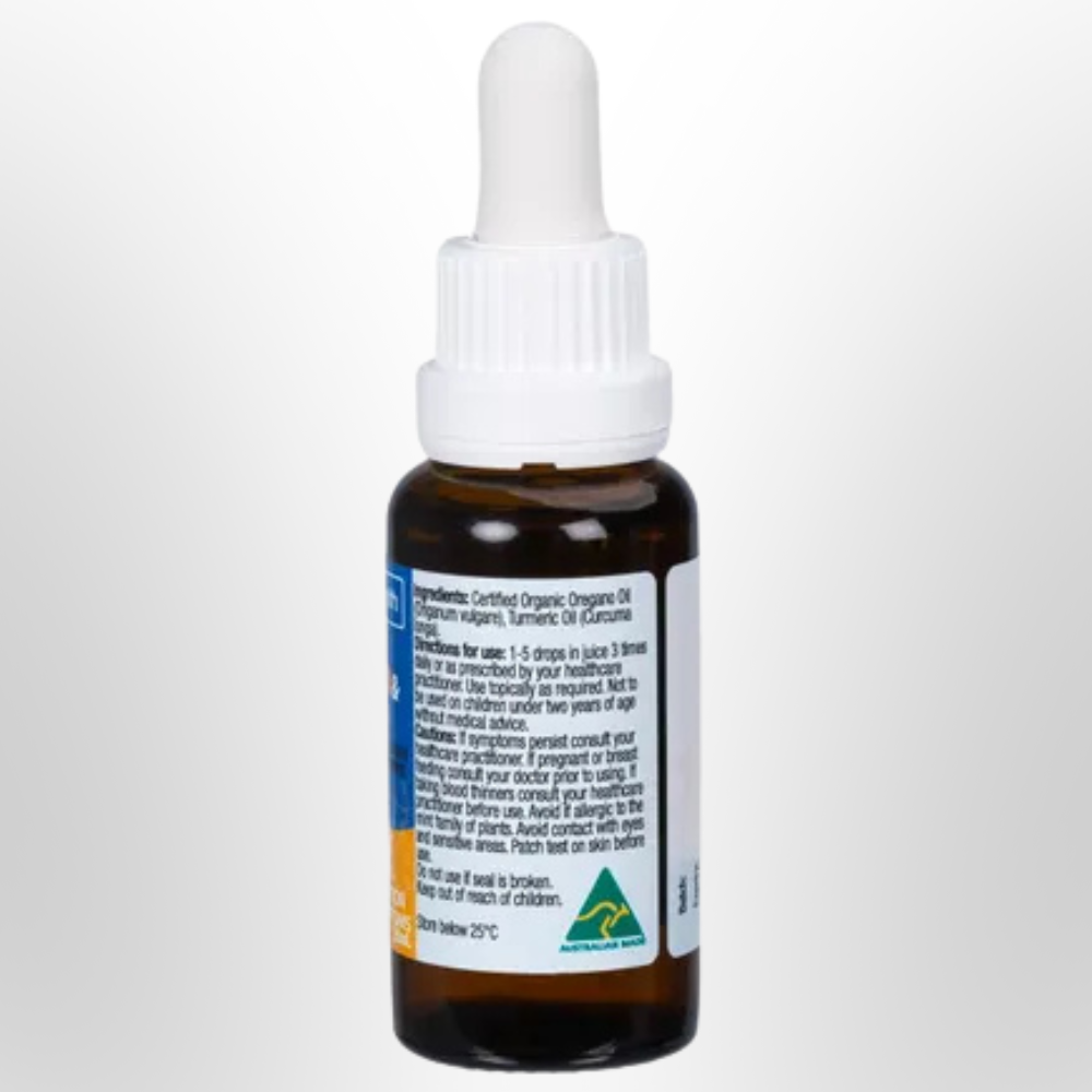 SOLUTIONS 4 HEALTH Oil of Wild Oregano with Turmeric Oil 25mL