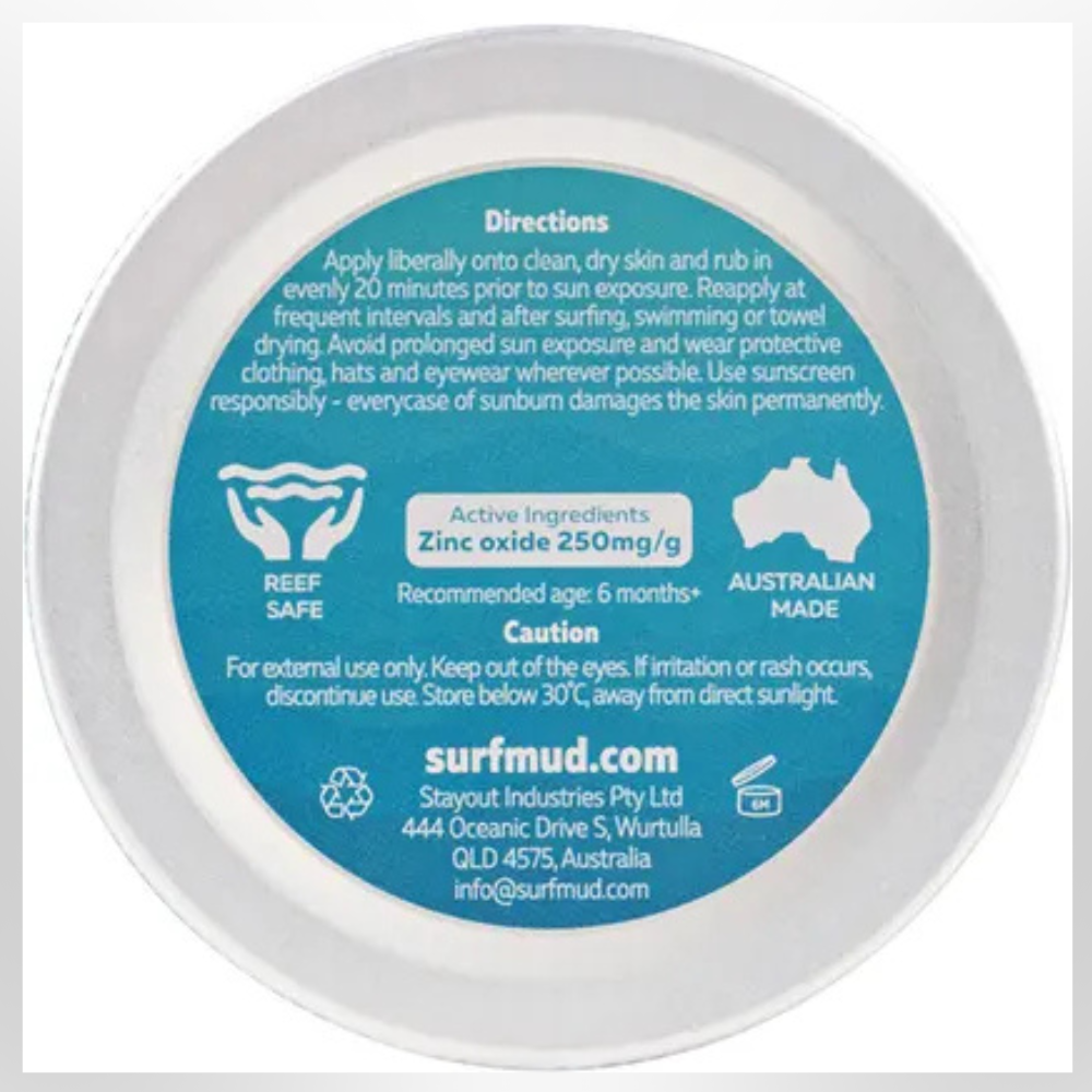 SURFMUD SurfBaby Sensitive Sunscreen SPF30 Tin 100g