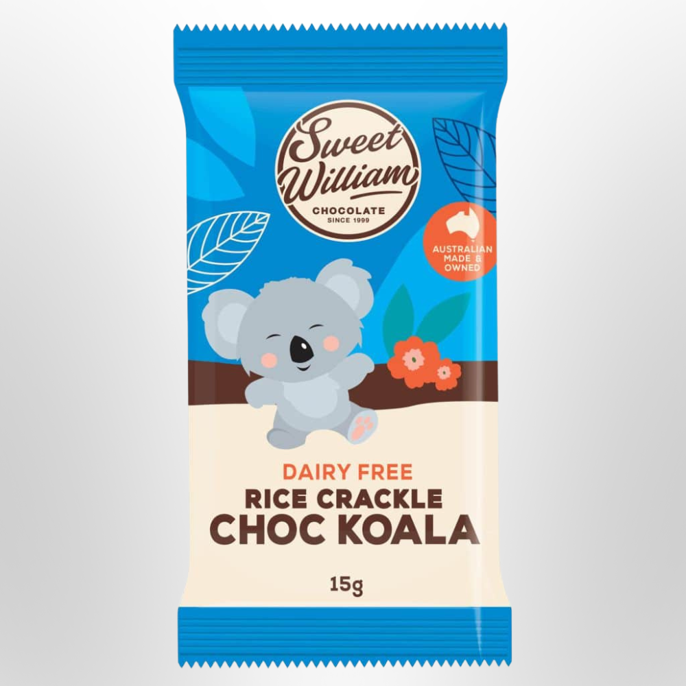 SWEET WILLIAM Rice Crackle Choc Koala 15g