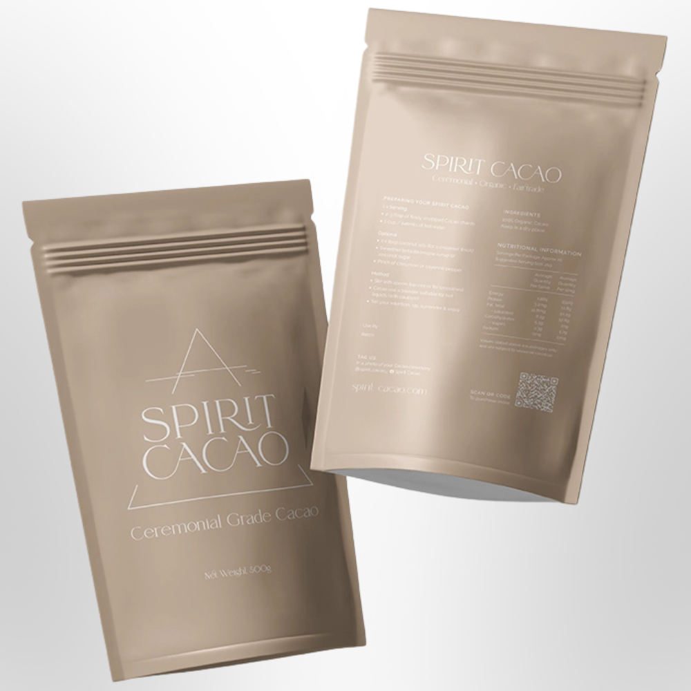 SPIRIT CACAO Ceremonial Grade Cacao 500g