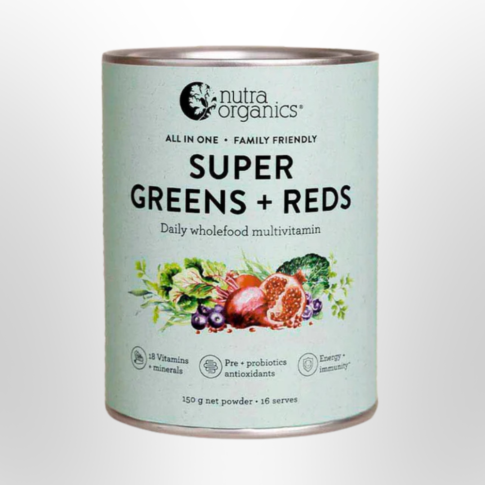 NUTRA ORGANICS Super Greens + Reds 150g