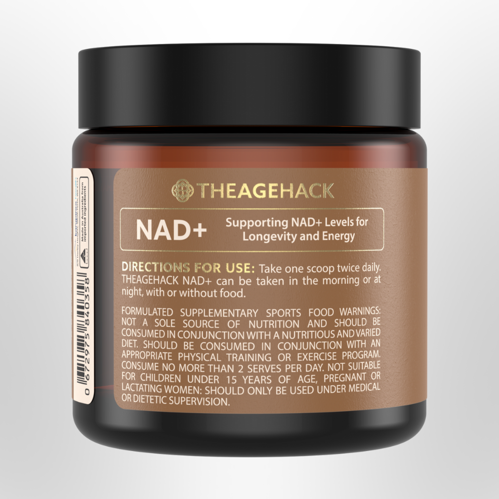 THEAGEHACK NAD+ Nicotinamide Adenine Dinucleotide Powder 15g