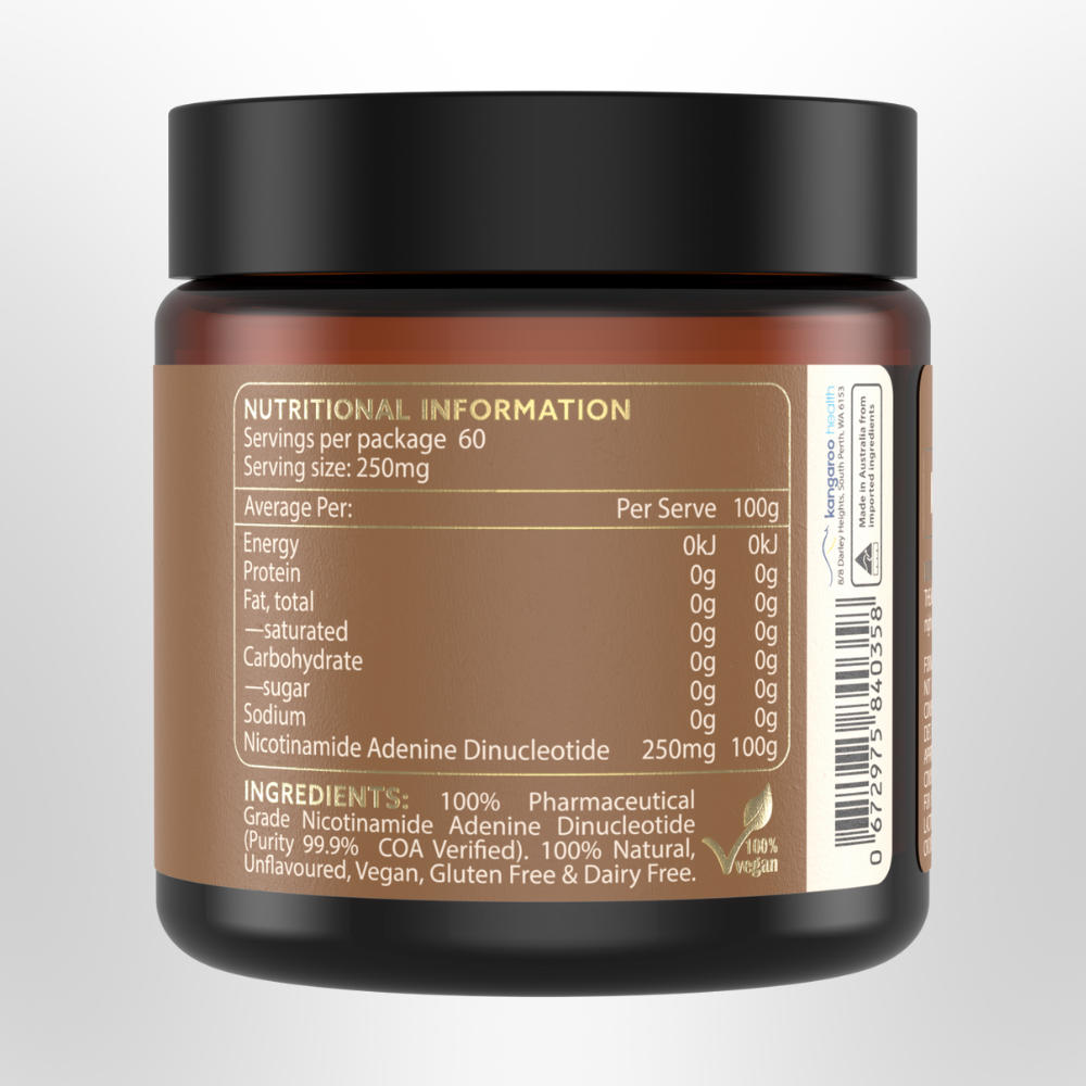 THEAGEHACK NAD+ Nicotinamide Adenine Dinucleotide Powder 15g