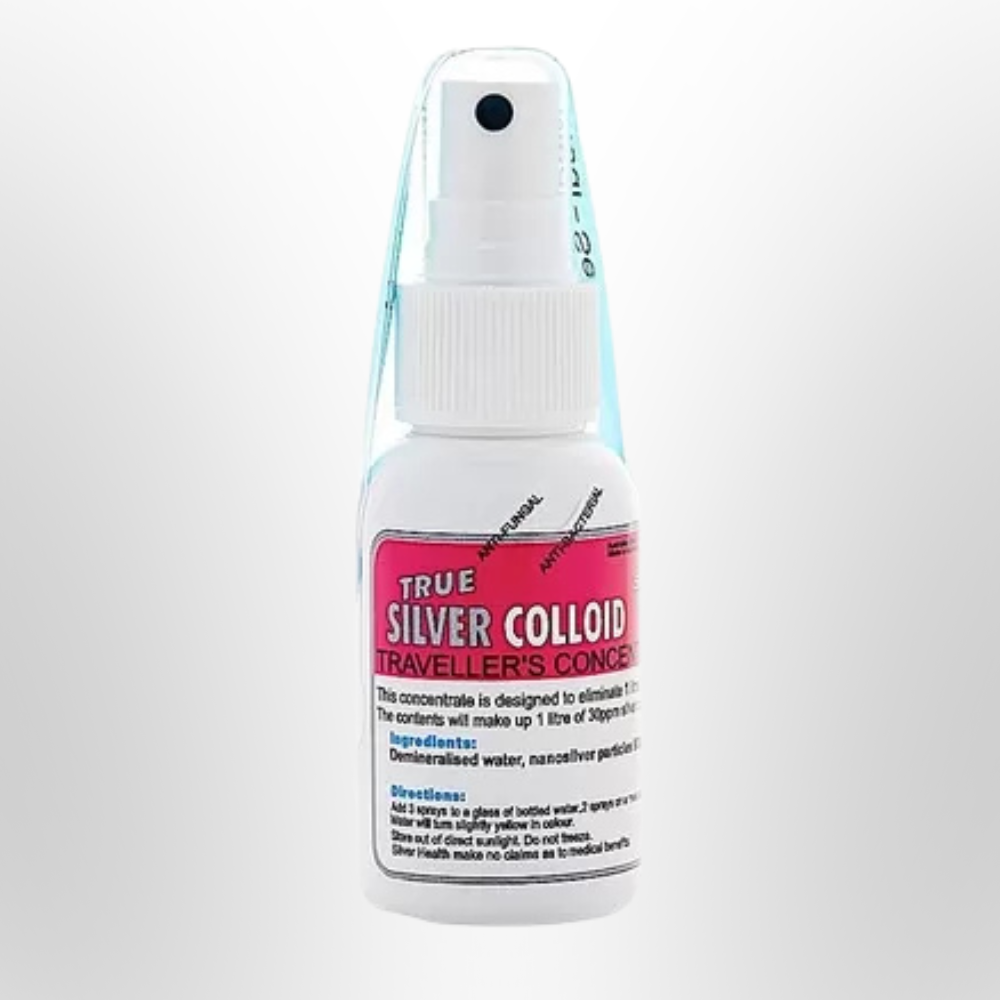 SILVER HEALTH Traveller's Concentrate True Silver Colloid 1000ppm 50ml