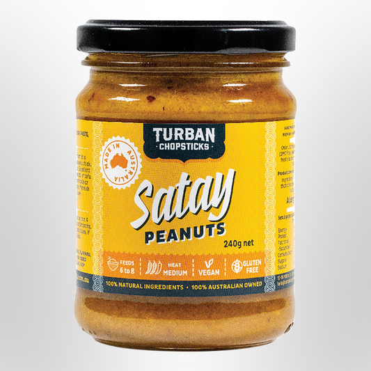 TURBAN CHOPSTICKS Satay Peanut Paste 240g