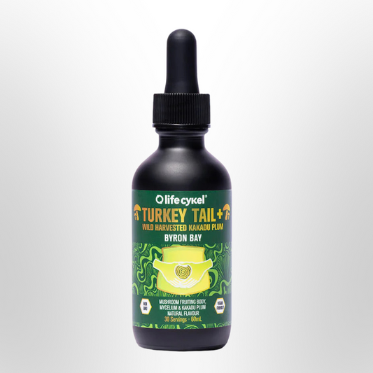 LIFE CYKEL Turkey Tail + Wild Harvested Kakadu Plum 60ml