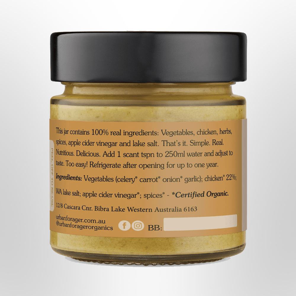 URBAN FORAGER Chicken Stock Concentrate Organic 250g