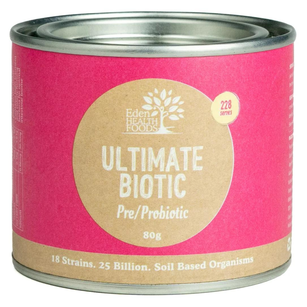 Ultimate Biotic Pre/Probiotic 80g EDEN HEALTHFOODS