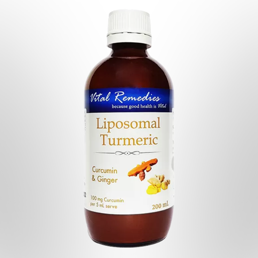 VITAL REMEDIES Liposomal Turmeric Curcumin and Ginger 200ml