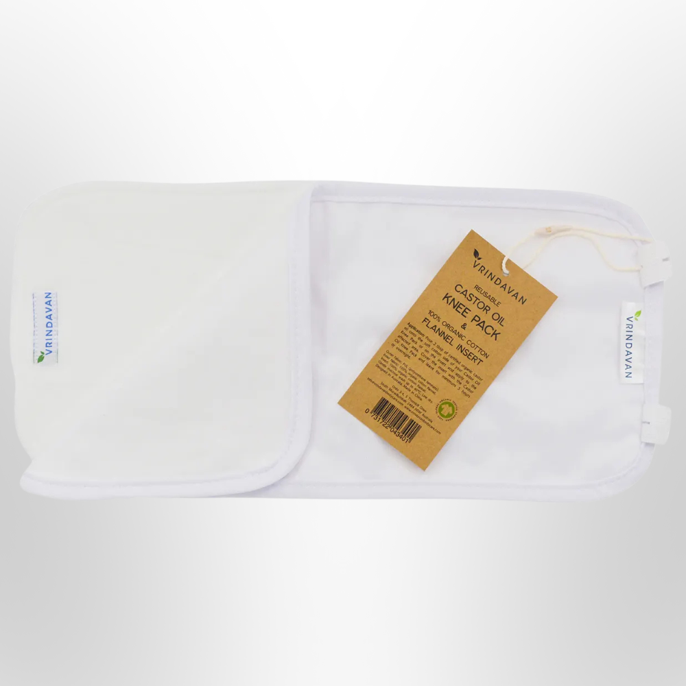 VRINDAVAN Castor Oil Pack White Knee