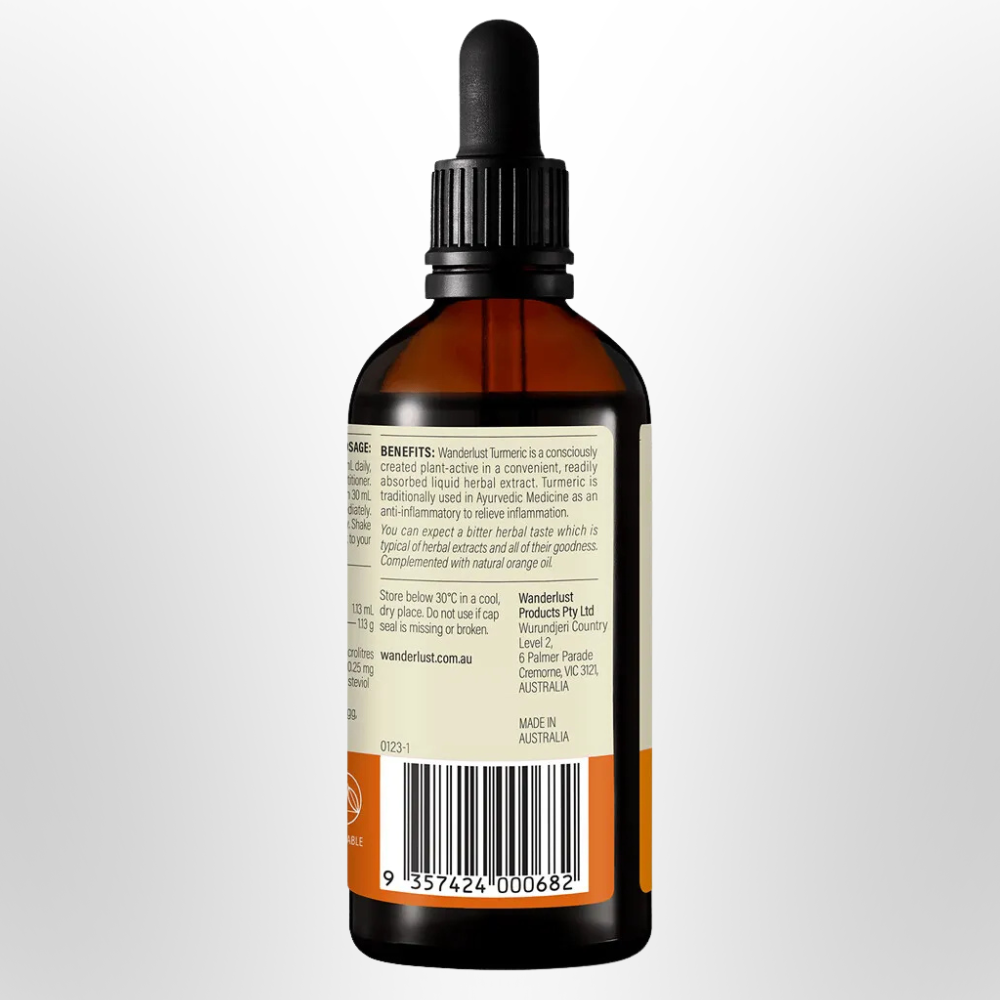 WANDERLUST Turmeric Drops 90ml