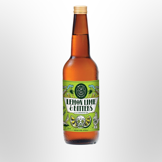 WAVES & CAVES Lemon Lime & Bitters Natural Soda 330ml