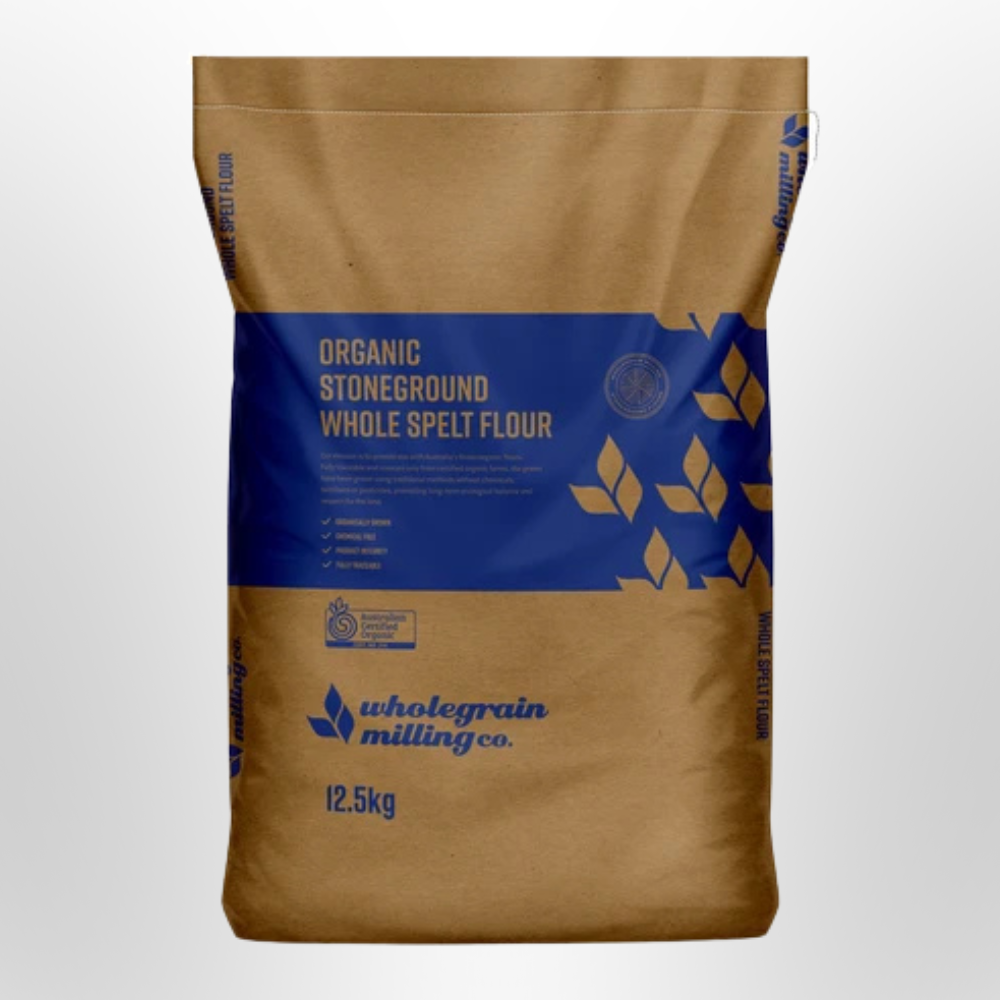 WMC SG Whole Spelt Flour ORGANIC 12.5kg