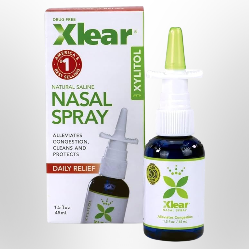 XLEAR Xylitol Natural Saline Nasal Spray 45ml