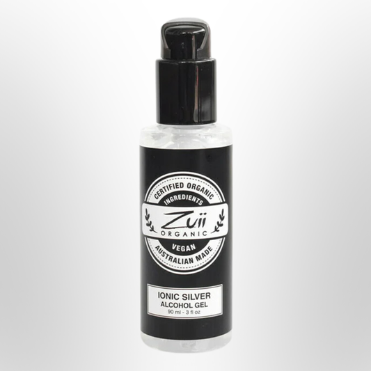 Zuii ORGANIC Ionic Silver Alcohol Sanitising Gel 90ml