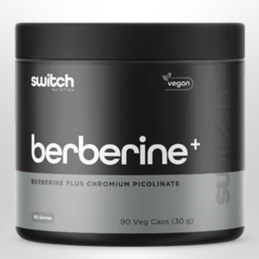 SWITCH NUTRITION Berberine + Chromium Picolinate 90 Caps