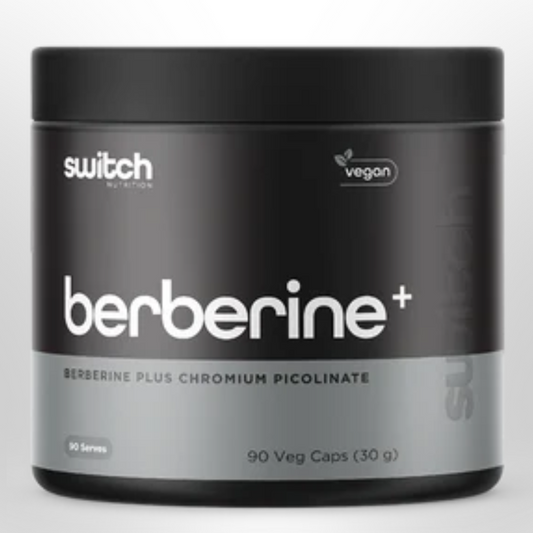 SWITCH NUTRITION Berberine + Chromium Picolinate 90 Caps