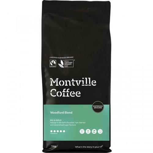 Coffee PLUNGER 1kg Woodford Blend MONTVILLE