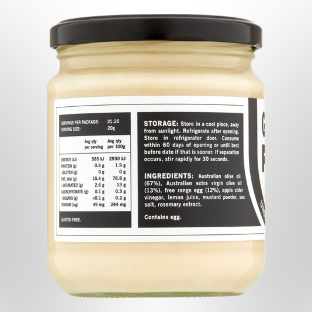 Good Fat Mayo 425g UNDIVIDED FOOD CO