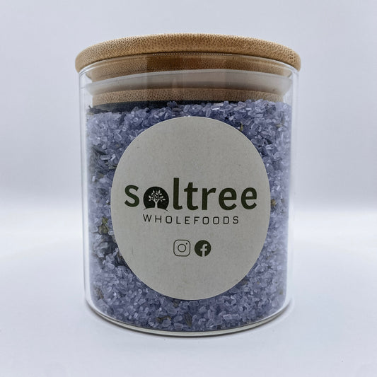 Lavender & Blue Butterfly Pea Bath Salts (500ml Jar)