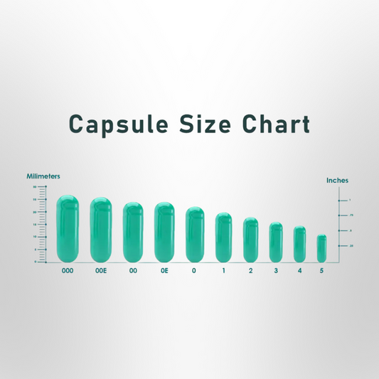 Empty Vege Caps Size "00" - 150 Capsules
